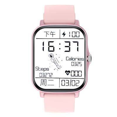 Het Hart Waterdicht Rate Monitor Smartwatch Silica Gel IP68 van het 1,72 Duimscherm