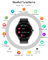 Q21 Modieus Vrouwensmart watch om het Scherm Smartwatch voor Meisjeshart Rate Monitor Compatible For Android en IOS