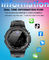 Q998K Steun Ble5.1 van het mensen600mah 1.28inch IP68 de Waterdichte Smart Watch