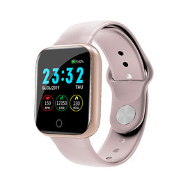 Siliconemateriaal en Bluetooth-Eigenschapi5 het Smart Watch met Touch screen nam Goud toe